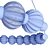 Amulet Blown Glass LED Pendant 3D model small image 4