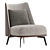 Modern HC28 DEBBIE Armchair Render 3D model small image 4