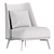 Modern HC28 DEBBIE Armchair Render 3D model small image 5