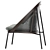 Contemporary Loie Lounge Chair 3D model small image 3