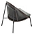 Contemporary Loie Lounge Chair 3D model small image 4