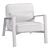 Stylish Luis Nicoline Armchair Fbx 3D model small image 5