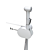 AM.PM Multi-Function Wall-Mounted Shower 3D model small image 6