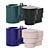Parisian Elegance Toilet Set 3D model small image 3