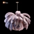 Modern Feather Chandelier 3D Model 3D model small image 1