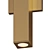 Sleek Chara Outdoor Wall Sconce 3D model small image 3