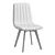 Retro Dining Chairs with Taupe Upholstery 3D model small image 6