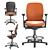 Steelcase Leap Stool Mesh Upgrade 3D model small image 2