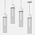 Modern Pendant Lamp ELSE Blue/White 3D model small image 2