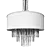 Elegant MILOSH Gold Chandelier 3D model small image 2