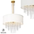 Elegant MILOSH Gold Chandelier 3D model small image 4
