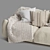 Italian Design Arflex Marenco Sofa 3D model small image 2