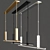 Designer Linear Pendant by Kelly Wearstler 3D model small image 3