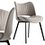Elegant Poltrona Frau Chair with V-Ray 3D model small image 1