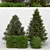 Modern Bush Collection 3D Model 3D model small image 1