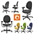 Steelcase Criterion Mesh Task Chair 3D model small image 1