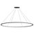 Contemporary Circular Pendant Light 3D model small image 2