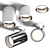 Xal Move It 45 Ceiling Lamp 3D model small image 2