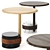 Mushroom Design Side Table, 3 Colors 3D model small image 1
