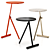 Minimalist Koji Table 3 Colors 3D model small image 1