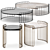 Modern Harpe Table by Bonaldo 3D model small image 2