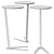 Minimalist Mint Table with Files 3D model small image 3