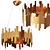 Savana Pendant Lamp by Ginger Jagger 3D model small image 1