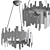 Savana Pendant Lamp by Ginger Jagger 3D model small image 2