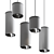 Modern Sasso Round Pendant Lamp 3D model small image 2