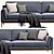 Modern Design 4-Seater Sofa Model 3D model small image 5