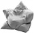 Rose Bean Bag Chair in Four Colors 3D model small image 6