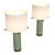 Luxury Sorbet Ceramic Metal Lamp 3D model small image 3