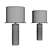 Luxury Sorbet Ceramic Metal Lamp 3D model small image 5
