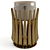 Elegant Panarea Cache Pot 3D model small image 5