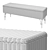 IKEA Handmade Rattan Storage Bench 3D model small image 3