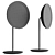Round Magnifying Illuminated Cosmetic Mirror 3D model small image 2