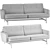 Fritz Hansen Lissoni Sofa Design 3D model small image 2