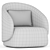 Ersa HULL HOME Armchair 3D Model 3D model small image 5