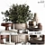 3D Decor Set with Renderers 3D model small image 1