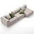 Modern Arflex Strips System Sofa 3D model small image 3