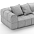 Modern Arflex Strips System Sofa 3D model small image 4