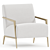 Modern Enzo Lounge Chair 3D model small image 1