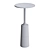 Modern Round Drink Table in White 3D model small image 2