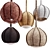 Luxury Leather Lamp for Interior 3D model small image 2