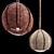 Luxury Leather Lamp for Interior 3D model small image 4