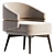 Stylish and Versatile Billy Armchair 3D model small image 2