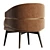 Stylish and Versatile Billy Armchair 3D model small image 4