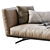 Modern Flexform Evergreen Longue Design 3D model small image 3