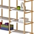 Contemporary HAY Woody Shelving Display 3D model small image 2
