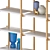 Contemporary HAY Woody Shelving Display 3D model small image 3